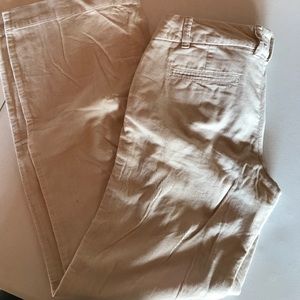 Size 4 white corduroy size 4 pants